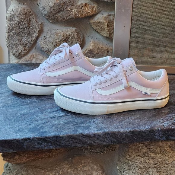 Vans Other - Vans Lavender Skateboard Sneakers Size 7.5